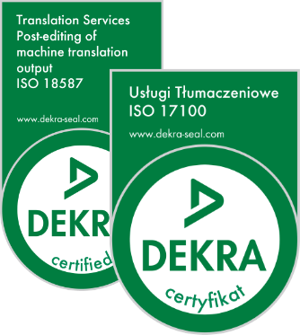 DEKRA Certyfikaty
